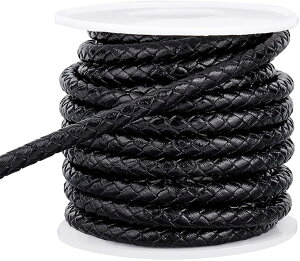 5m vR vЂ U[R[h ҂ݕR R ەR 5mm ANZT[p[c lbNX uXbg pi DIYp WG[R[h ubN (ubN, 5mm)