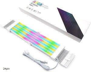 yyVLO1ʓ܁z݊iLED ARGB 5v 3pin X[uP[u P[u 30cm d Q[~O 24pin