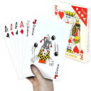 【楽天ランキング1位入賞】トランプ 大きい パーティ 手品 ジャンボ ゲーム 催し物 17x12cm (特大)