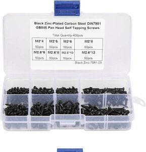 ^bsO˂ Zt^bsO˂ 400Pcs ؍Hpi NXȂד M2/M2.6 Zt^bsOlWLbg ؍Hpt@Xi[ ~jrX C`lW MlW
