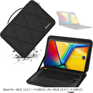 �݊��i �n�[�hEVA�ی�X���[�u�P�[�X 13.3�C���` ASUS Vivobook Slate OLED�A 2ASUS �n�[�h�P�[�X �h�� (Black-For ASUS 13.3�C���`, For ASUS 13.3�C���`(X8013))
