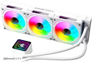 yyVLO1ʓ܁z݊i AOSOR ȈՐN[[ 360mm CtBjeB\~[ CPUN[[ LED ARGB 5v 3pin LGA1700/1200/115X AMD:AM5/AM4\PbgɑΉ 4pin PWM