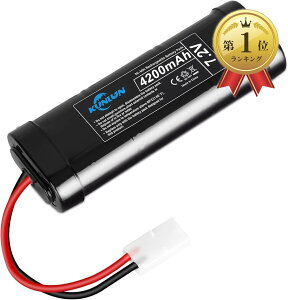 �y�y�V�����L���O1�ʓ��܁z�݊��i���W�R�� �^�~���݊��R�l�N�^�[�t�� �o�b�e���[7.2v NiMH �j�b�P�����f�o�b�e���[ 4200mAh rc �d�r����ނ�RC�J�[�p ������Ni-Cd �j�J�h�p�̏[�d��ɂ͑Ή����Ă�