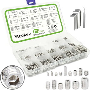 381 Zpt~ߘZplW 304XeX| M2.5 M3 M4 M5 M6 M8 Zp Ou˂ Cc[ Zbg wbNXL[`t [{bNXt (Vo[, Small)