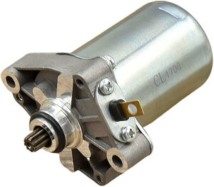 互換品ホンダ 純正互換用 ディオ トゥデイ リード スペイシー セルモーター Dio Today HONDA オートバイ 修理 交換 社外品 (シルバー)