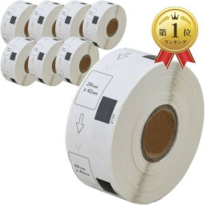 �y�y�V�����L���O1�ʓ��܁z�݊��i �݊� DK-1215 �u���U�[ ���x�� 8���[���Z�b�g brotherQL-700 / QL-800 QL-820NWB ���� (8���[��)