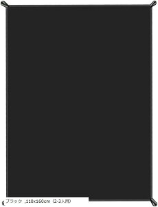 W[V[g RpNg h sNjbNV[g y ̌^[ Jrit 210Dn 110x160cm(ubN, 110x160cmi2-3lpj)