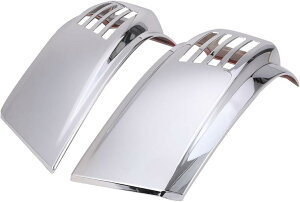 互換品三菱 ふそう ブルーテックキャンター 標準 ワイド メッキ ウインカー レンズ カバー ウィンカー コーナーランプ マーカー デコトラ ガーニッシュ 左右セット トラック 用品 外装(ナビ