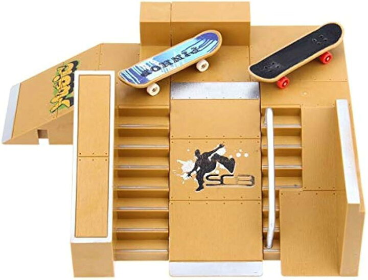 楽天市場】指スケ スケートパーク キット 5パーツ Bグリーン カッコ 