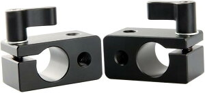 �݊��i15mm���b�h�N�����v 2���� ���[���R�l�N�^�[�A�_�v�^�[ 1/4�l�W���t�� 15mm���b�h�T�|�[�g �y�� ���i�b�g�t�� �g�p�֗� DSLR ���� Rigs DSLR���O -137 (15mm���b�h�N�����v�\137)