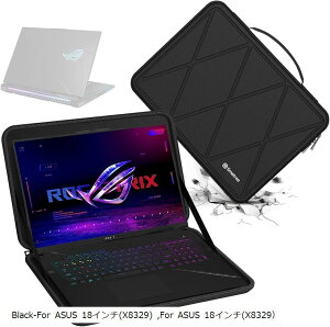 ݊i n[hEVAیX[uP[X 18C` ASUS ROG Strix Scar 2024/2023ȂǂɓKp hϏՌobO(Black-For ASUS 18C`, For ASUS 18C`(X8329j)