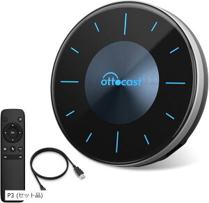݊iOttoAibox P3 CarPlay A_v^[ Android 12f GPS Youtube NetflixȂǓ掋\ HDMIP[u/Rt Zbgi