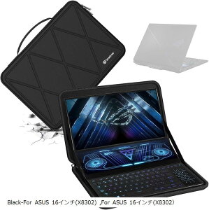 ݊i n[hEVAیX[uP[X 16C` ASUS ROG Strix G16 2024/2023 G614ȂǂɓKp n[hP[X h(Black-For ASUS 16C`, For ASUS 16C`(X8302j)