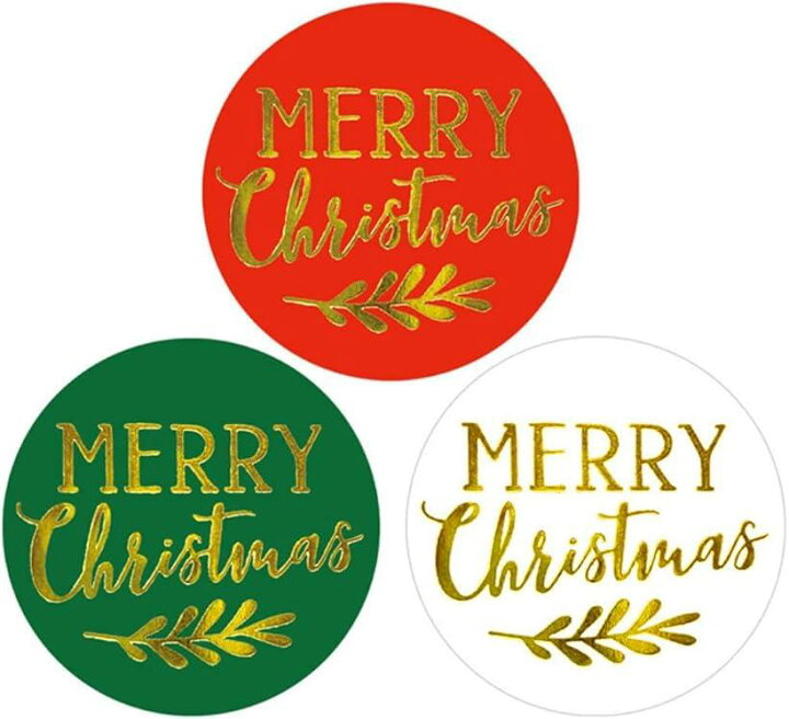 楽天市場】きれい オシャレ 3色 赤 白 緑色 金文字 メリークリスマス 
