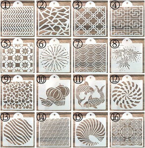 yyVLO1ʓ܁z`ev[g XeVV[g Gev[g q G` a DIY 16ރZbg