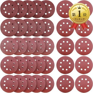 �y�y�V�����L���O1�ʓ��܁z35�� 125mm�ϐ� �T���h�y�[�p�[ #320 - #2000 �ی^ 8������ �T���_�[�p �T���f�B���O�f�B�X�N 400 800 1000 1200 1500 7���x �e5��
