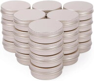 アルミ缶 アルミケース クリームケース ジャー 化粧品 容器 小分け ピンクゴールド 24個セット (20ml)