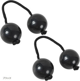 AllBright アサラト 民族楽器 アフリカ マラカス パーカッション 2個セット (ブラック)