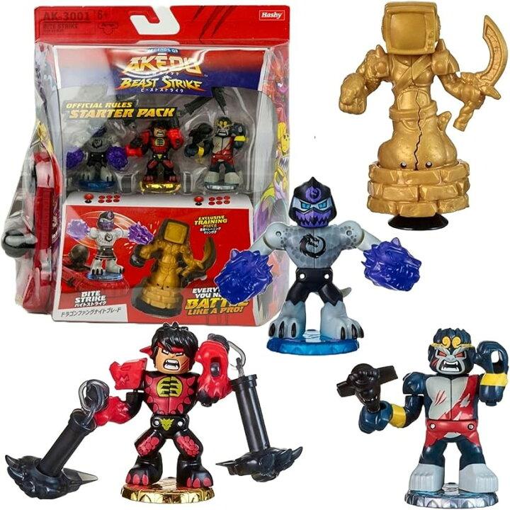 楽天市場】AKEDO日本正規品 バイトストライク/スターターパック 3体+ 