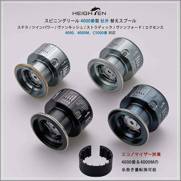 楽天市場】リール スプール 夢屋S-28型 替えスプール 4000番から5000番 