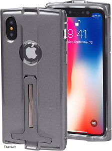 iPhone X/Xs P[X ϏՌ CX[dΉ op[ X^h@\t ̏Ռz ACtHX Jo[ X}zP[X Ռɋ Thrust `^jE(Titanium)