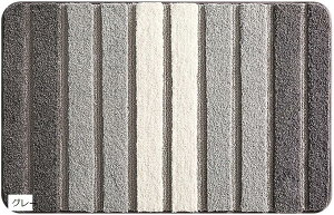 oX}bg 唻 C}bg  @}bg ʑ ~ ӂ}bg bathroom mat z VvfUCO[ 40x60cm (O[)