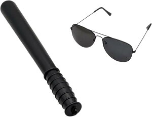 コスプレ ポリス サングラス 警棒 2点セット 警察官 コスチューム ハロウィン 小物