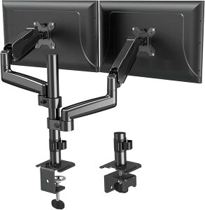 yyVLO1ʓ܁z݊i j^A[ 2 tfBXvCA[ fA KXXvO 16`32C`Ή c ω׏d2`8kg VESA75x75(ubN, Gas Spring Dual Monito)