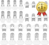 【楽天ランキング1位入賞】約60個 シューズクリップ 3サイズ 平板クリップパーツ シューズアクセサリー …