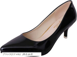 �p���v�X �����₷�� �q�[�� 24.5cm �u���b�N �G�i���� (�u���b�N�i�G�i�����j, 24.5 cm E)