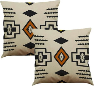 �N�b�V�����J�o�[ 45x45cm ���l�� �k�� 2���Z�b�g ������� �􉽊w �͗l �l�p �ʋC�� ��G�� ��v ������ (type D, 45cmx45cm(2 ���g))