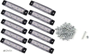 ݊iėp 12V h Б 6A LED TCh}[J[ 100 x 20mm 10Zbg g[[ fRg JX^ d (zCg)