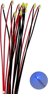 LED チップ おもちゃ プラモデル クリスマス ツリー イルミネーション 電車 ミニチュア DIY ミニライト 電飾 10本(ブルー)