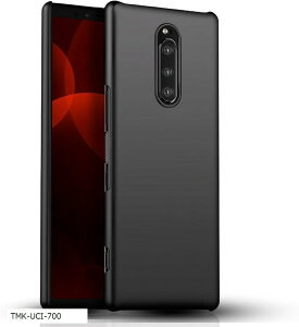 for Sony Xperia 1 J9150 SO-03L SOV40 / XZ4 �P�[�X �u���b�N �p�̕ی�P�[�X TPU �V���R�� �ϏՌ� ����\�� �w��h�~ �y�� ���^ �X�g���b�v�z�[���t�� (�u���b�N, TMK-UCI-700)