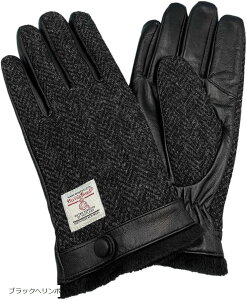 �n���X�c�C�[�h HARRIS Tweed x�r�v��� �����Y �X�}�z�Ή� ���{�A �u���b�N�փ����{�� HBGL008 BKH (�u���b�N�փ����{��, 24cm)
