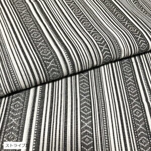 全10種 民族 調 柄 生地 綿 手芸用 布 約2m 幅150cm(ストライプJ)