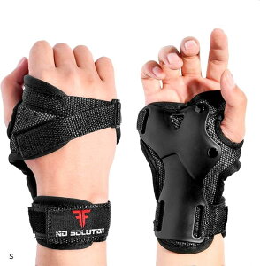 スケボー プロテクター 手首用 スケートボード リストガード インラインスケート S (S)