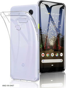 Google Pixel 3a���� TPU�S�ʕی�P�[�X �\�t�g�P�[�X �V���R�� �Ռ��h�~ �����h�~ �����^ �h�w��TPUPixel3a ���p�X�}�z �J�o�[ (VN-AVE-0373, TPU-A077)