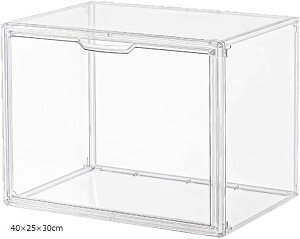 �t�B�M���A�P�[�X PET�f�� uv�J�b�g ��^ �R���N�V�����P�[�X �A�N�����P�[�X �y�� (40x25x30cm)