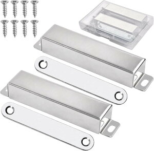 2�Z�b�g �}�O�l�b�g�L���b�` ���C�L���b�` ���� ���� �h�A�~�ߋ��� �X�e�����X �Ƌ�� �˒I �h�A�L���b�` DIY ������ ���C�L���b�`���b�` (�V���o�[)