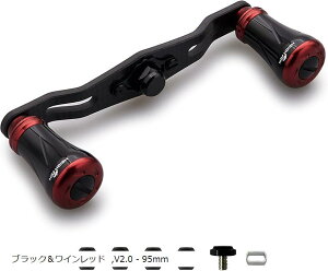 ���[�� �n���h�� 1.5K�Y�f�z �J�[�{�� �V�}�m SHIMANO �_�C�� DAIWA �A�u Abu �ʗp �x�C�g���[�� Pillar Series 998 (�u���b�N�����C�����b�h, V2.0 - 95mm)