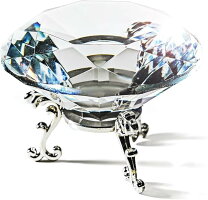 楽天市場】透明 装飾用品 クリスタルガラス ダイヤモンド型の通販