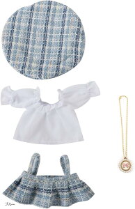 ぬい服 ぬいぐるみ 20cm 人形 (ブルー)