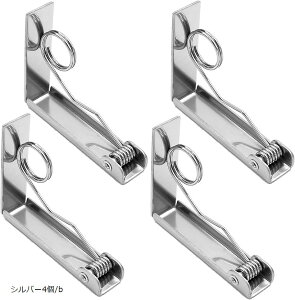 XP�f�U�C�� �X�e�����X �e�[�u���N���X�N���b�v �e�[�u���J�o�[ �Œ�p �O���b�v ����~�� �Y���h�~ (�V���o�[4��/b, 73x63x55mm)