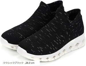 メンズ シューズ スニーカー スリッポン ウォーキング ランニング スポーツ 室内 軽量 通勤 通学 通気(クラシックブラック, 26.0 cm)