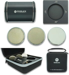 �y�y�V�����L���O1�ʓ��܁zEDGBLACK Knife Sharpener �]�����u�� #360/600�_�C�������h #1000�Z���~�b�N �P�[�X�t�� (�u���b�N)