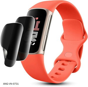 2ZbgCharge5 / Fitbit Charge6 p `h~tB_炩TPUf 24ԎCZpFitbit Ή یKXtBCXg[c[th~ ߗ(VEV-VNB-0731)