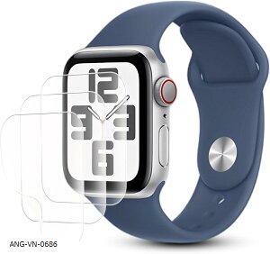 3ZbgΉ Apple Watch Series 7/8/9 tB _炩TPUf C ȒPȓ\t 45mm 7Ή TPUیtB CA[ x wh~ tȒP 7p(VEV-VNB-0686)