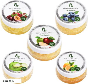 V[V t[o[Shisha Friut Set Hookah ΂jR`t[ 50g 5pcs-H (5pcs-H, 50g)