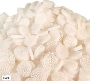 流動ろ材 Φ25 多孔質濾過フィルター材料 水槽用品 ろ過材 生物濾過 バクテリア 床 微生物 MBBR(500g, 約25mmx5mm)